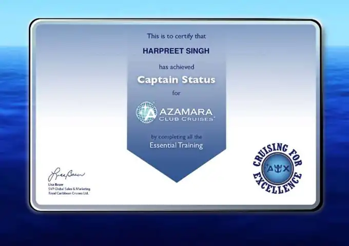 Captain Status – Azamara Club Cruises